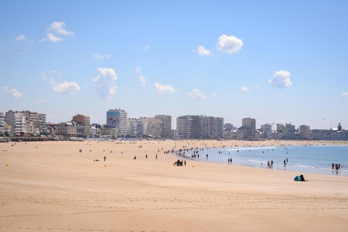Chaleureux Logement-Centre Ville-Proche Gare-Plage 莱萨布勒-多洛讷 外观 照片