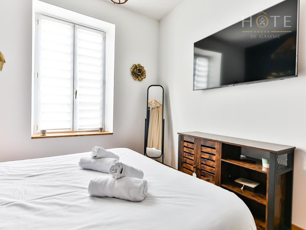 Chaleureux Logement-Centre Ville-Proche Gare-Plage 莱萨布勒-多洛讷 外观 照片
