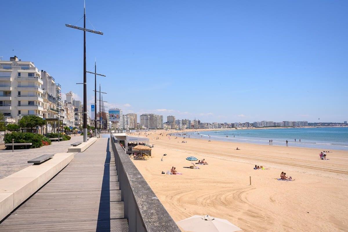 Chaleureux Logement-Centre Ville-Proche Gare-Plage 莱萨布勒-多洛讷 外观 照片