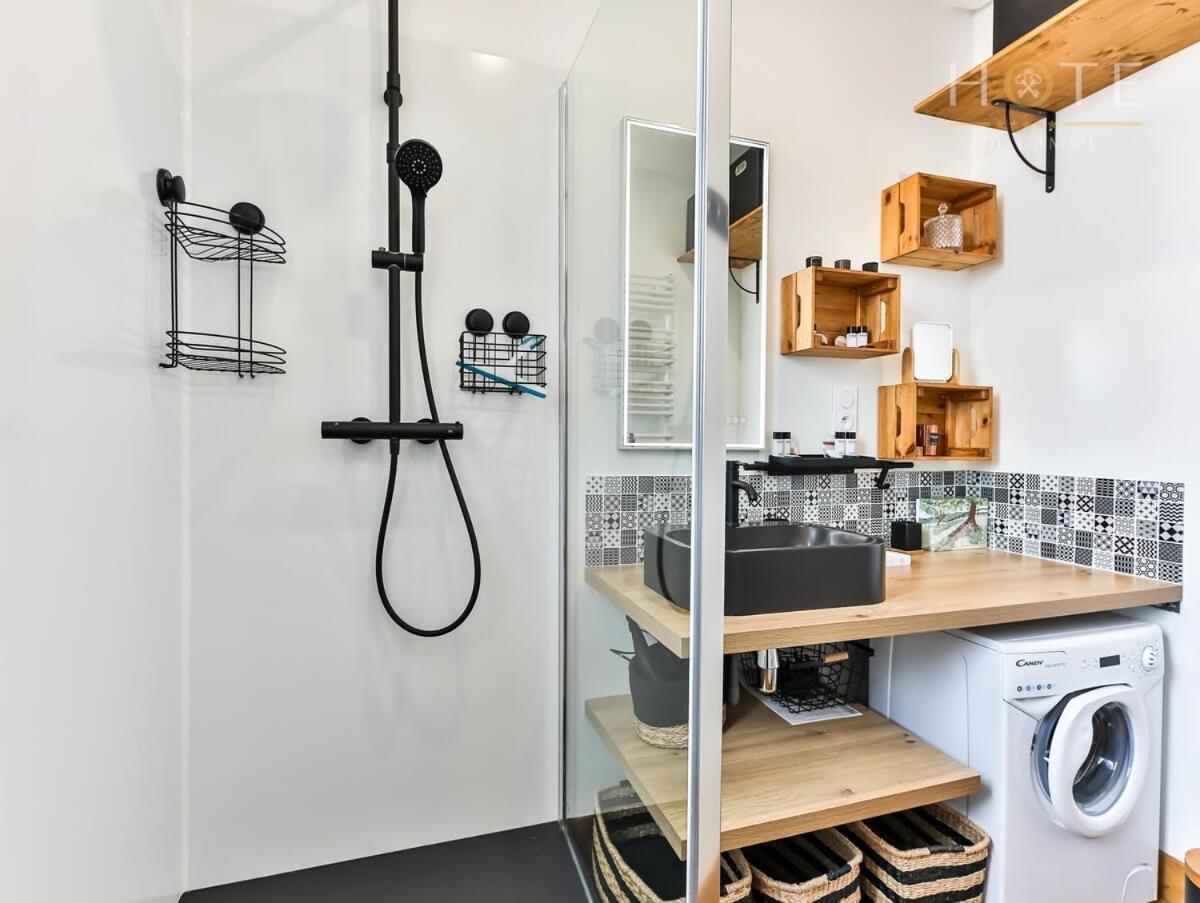 Chaleureux Logement-Centre Ville-Proche Gare-Plage 莱萨布勒-多洛讷 外观 照片