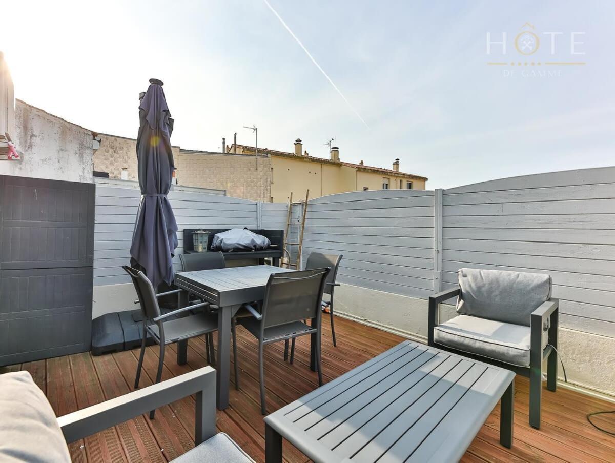 Chaleureux Logement-Centre Ville-Proche Gare-Plage 莱萨布勒-多洛讷 外观 照片