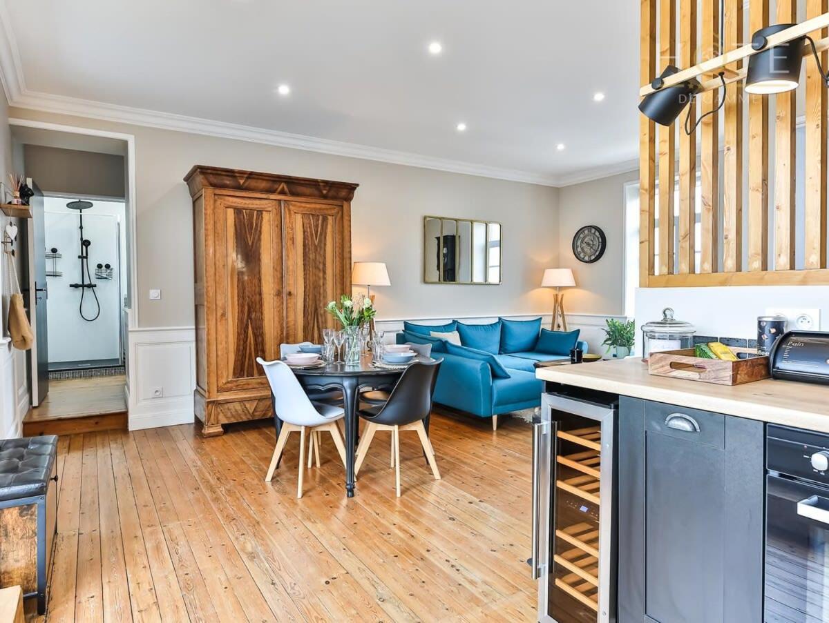 Chaleureux Logement-Centre Ville-Proche Gare-Plage 莱萨布勒-多洛讷 外观 照片