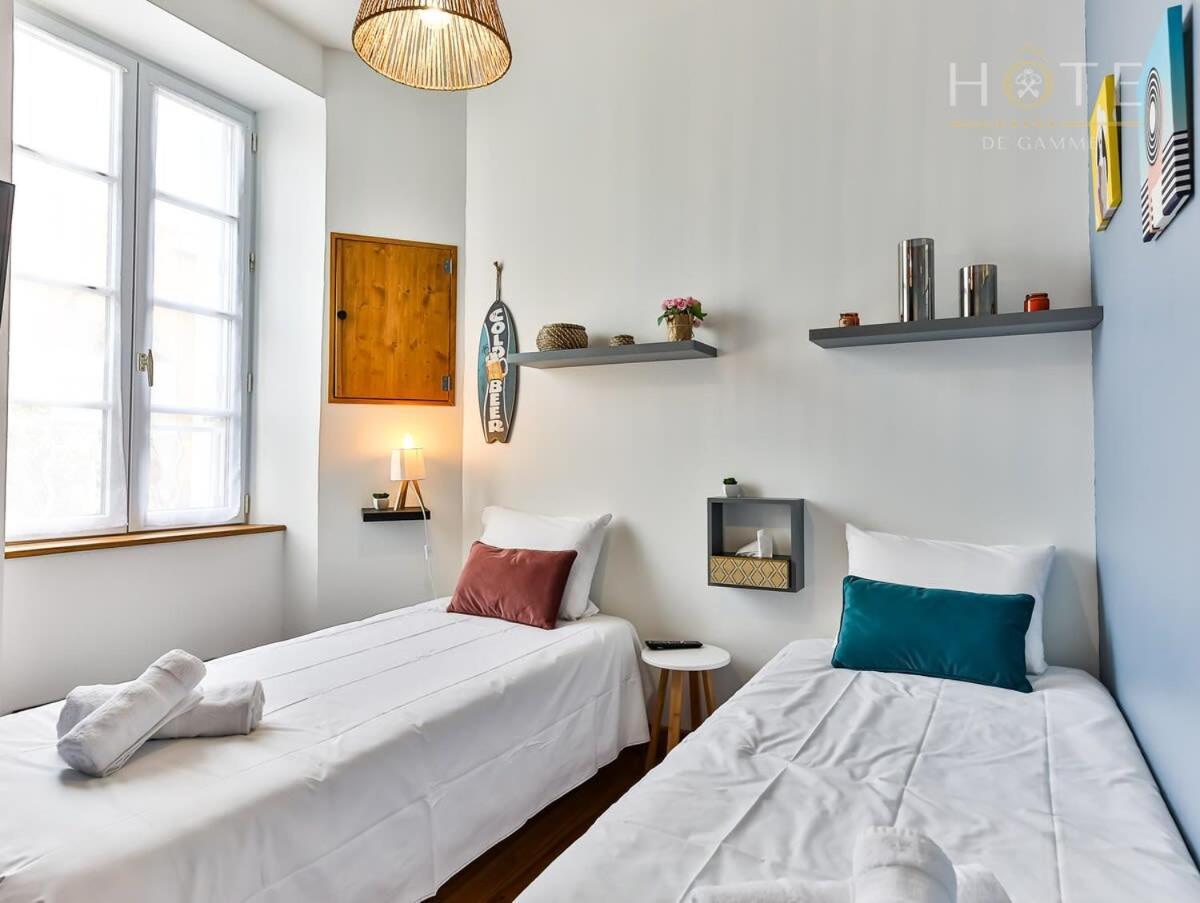 Chaleureux Logement-Centre Ville-Proche Gare-Plage 莱萨布勒-多洛讷 外观 照片