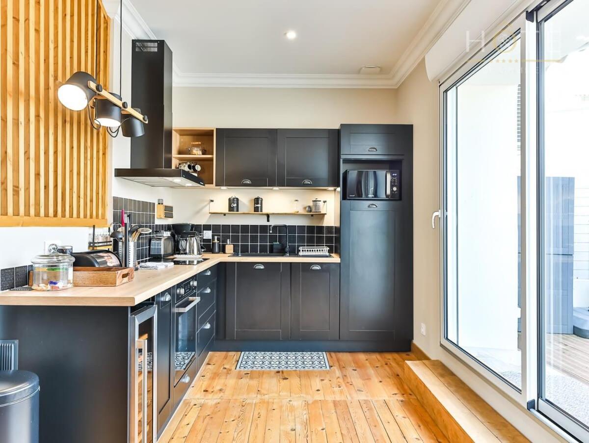 Chaleureux Logement-Centre Ville-Proche Gare-Plage 莱萨布勒-多洛讷 外观 照片