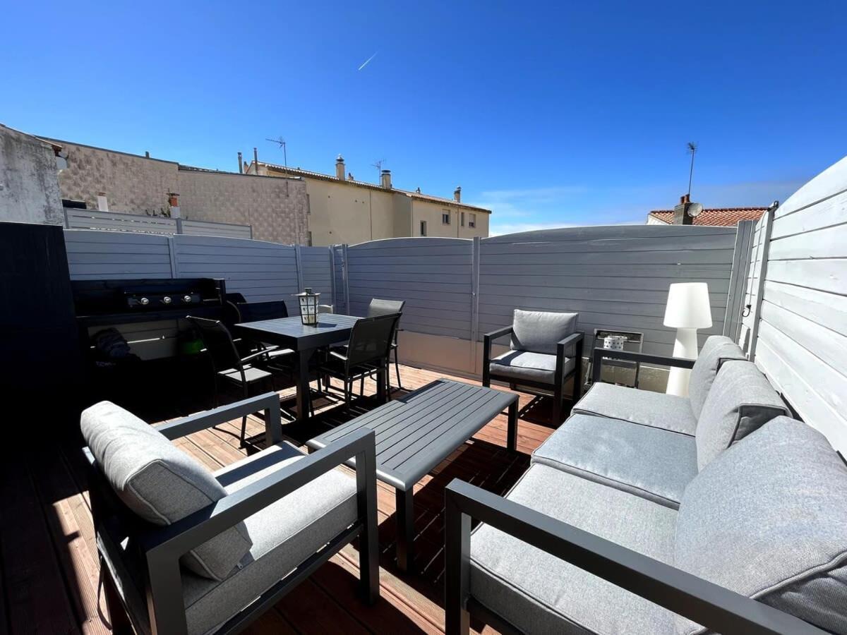 Chaleureux Logement-Centre Ville-Proche Gare-Plage 莱萨布勒-多洛讷 外观 照片