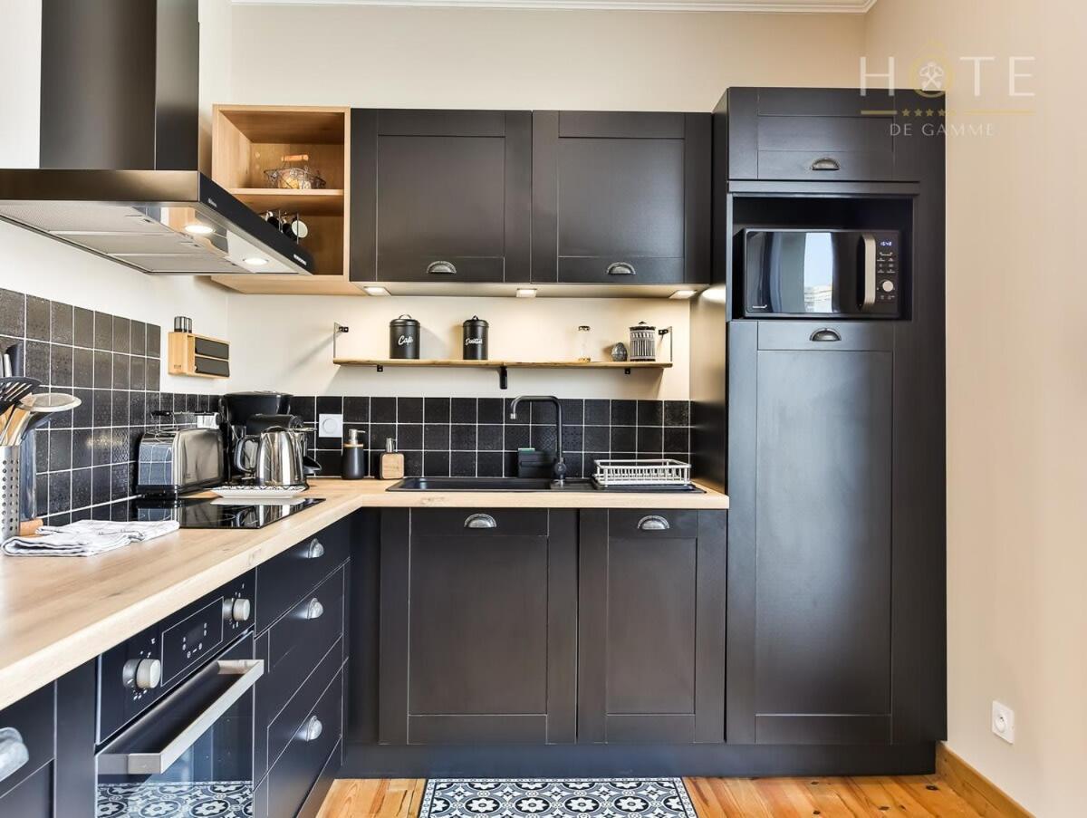 Chaleureux Logement-Centre Ville-Proche Gare-Plage 莱萨布勒-多洛讷 外观 照片