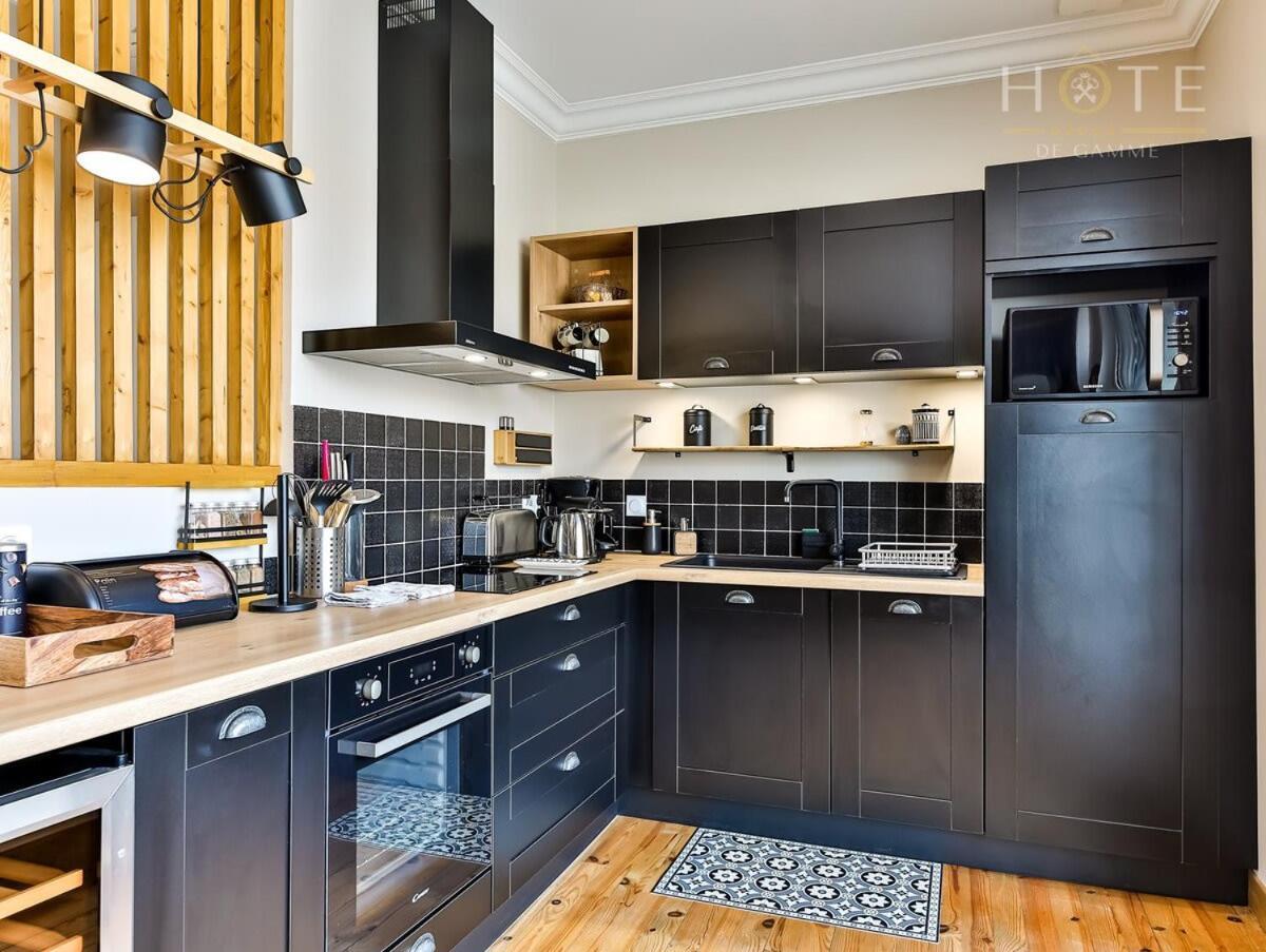 Chaleureux Logement-Centre Ville-Proche Gare-Plage 莱萨布勒-多洛讷 外观 照片