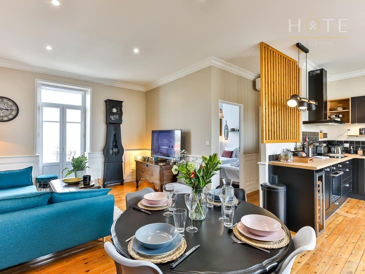 Chaleureux Logement-Centre Ville-Proche Gare-Plage 莱萨布勒-多洛讷 外观 照片